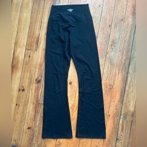 Black Flare Crossover Leggings